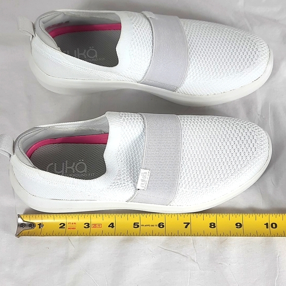 Ryka Astrid Knit Womens Shoes Size 6.5 M White Sneakers Surround Fit Stretch - Picture 11 of 13